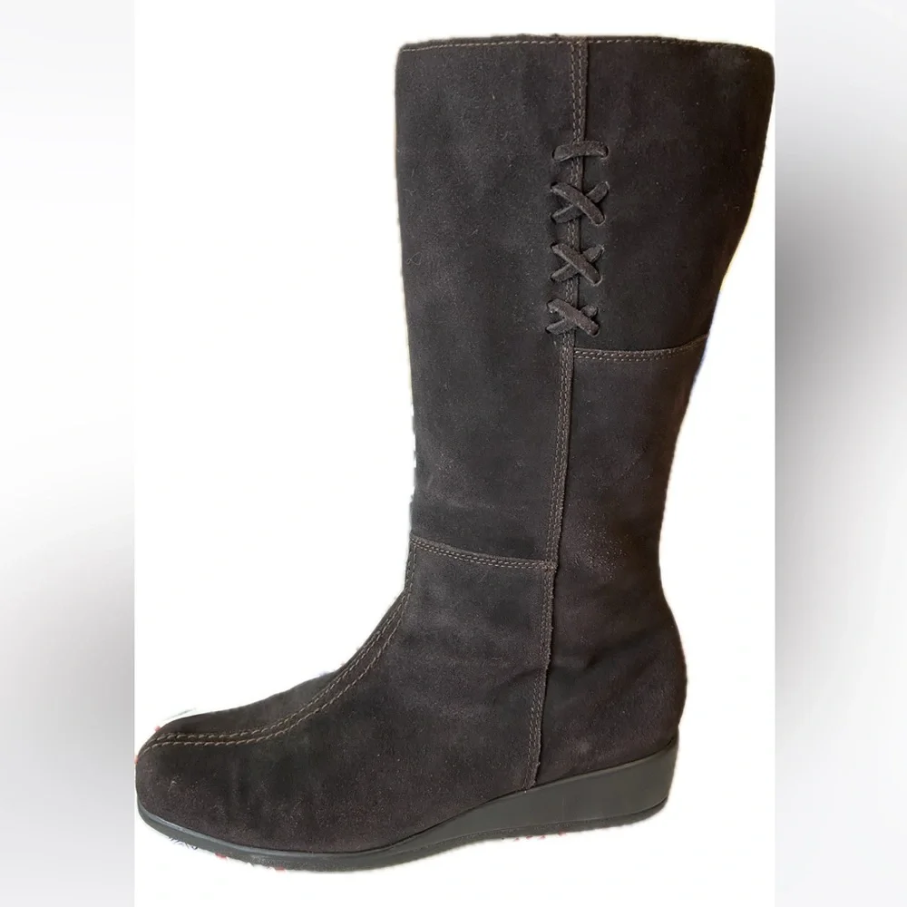 Hillard & Hanson suede Leather women's boots 8.5